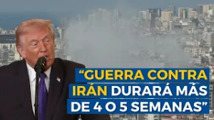 DONALD TRUMP ADVIERTE que guerra con Irán podría durar más de un mes e Israel continúa atacando
