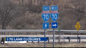 I-70 lane repairs and road closures: What drivers need to know