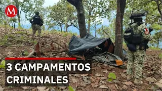 Crimen organizado vigilaba movimientos de seguridad desde campamentos en Jalisco