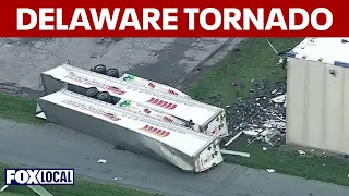 Delaware tornado confirmed by NWS, cleanup begins