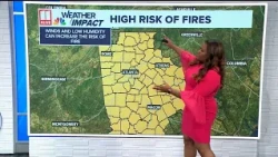 High Fire Danger this evening across North Georgia