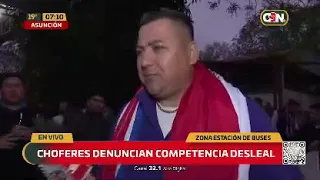 Choferes denuncian competencia desleal