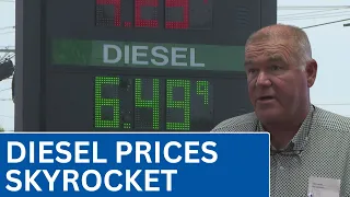 Diesel prices hit record high, how it's impacting Kentucky cattle producers