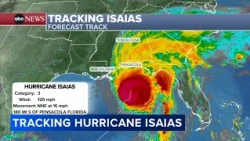 Isaias strengthens into a dangerous Category 3 hurricane on track toward the US Gulf Coast