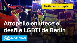 🔴 DW News July 25: At least 1 dead in multiple-victim car attack at Berlin Pride march