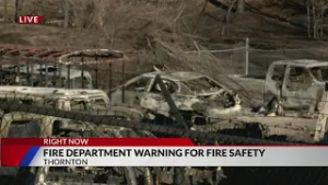 Fire department warning for fire safety