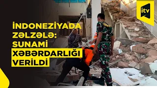 İndoneziya sahillərində 7,7 bal gücündə zəlzələ olub, sunami gözlənilir