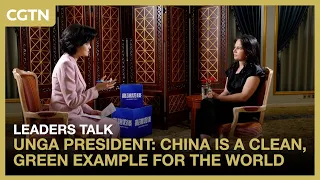 UNGA president: China is a clean, green example for the world