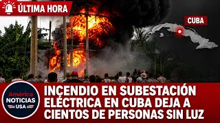 🔥Incendio en subestación eléctrica en CUBA deja a cientos de personas sin luz