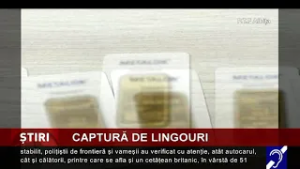 Captură de lingouri de aur, la PTF Albița