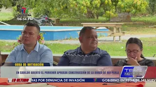 En cabildo abierto El Porvenir aprueba construcción de la borda de río Perla