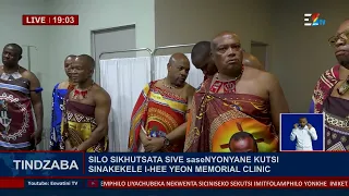 His Majesty King Mswati III officially unveiled the HYM Clinic at Enyonyane in the Ezulwin