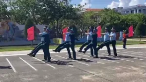 Diễu hành trên Đảo Trường Sa Lớn