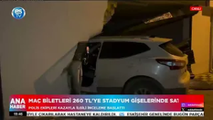 Cip apartman duvarından içeri girdi