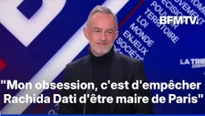 Rachida Dati, dette, PSG... Le BFM Politique d'Emmanuel Grégoire, candidat à la mairie de Paris