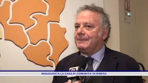 INAUGURATA LA CASA DI COMUNITA' DI RIBERA