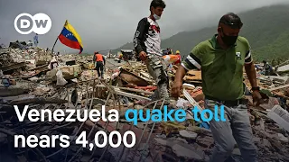 Venezuela earthquake: Death toll rises to almost 4,000 | DW News