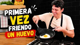 Germán Loero's first fried egg surprised everyone 😱