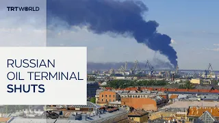 Russian oil terminal suspends exports after Ukrainian strike