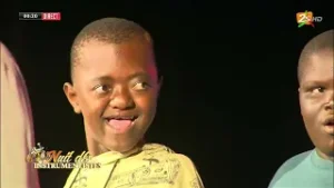 Ziguiri et Fallou sur scène à la Nuit du Marimba de Fallou Benjamin, à mourir de rire