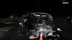 New video shows Tesla striking CHP officers at fatal crash scene on I-80
