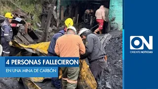 Cuatro personas fallecieron en una mina de extracción ilegal de carbón