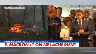 Emmanuel Macron: "I know the fear that exists, sometimes your anger, I do not underestimate it"