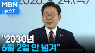 President Lee: "Absolutely No Way I'll Go Past June 2, 2030"... Reaffirms Stance on Term Limit [M...