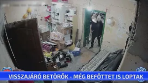 Visszajáró betörők - még befőttet is loptak