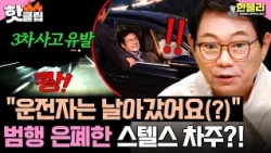 ＂범행 은폐한 차주?!＂ 연쇄 사고 유발한 스텔스 차💥 음주운전 사고의 소름 돋는 전말 | 한블리 (한문철의 블랙박스 리뷰) | JTBC 261020 방송