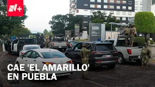 Govén Ulises 'N', alias 'El Amarillo', alleged leader of 'Los Rusos', arrested in Puebla