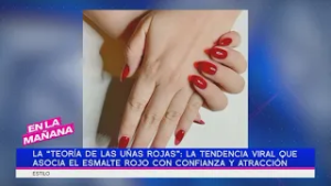 Teoría de las uñas rojas: la tendencia viral que asocia el esmalte rojo con confianza y atracción