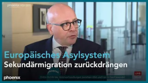 phoenix bundestagsgespräch: Alexander Throm und Lukas Brenner zum europäischen Asylsystem | 27.02.26