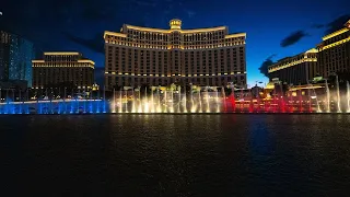 Bellagio, Luxor, Mandalay Bay go red, white and blue for Independence Day weekend