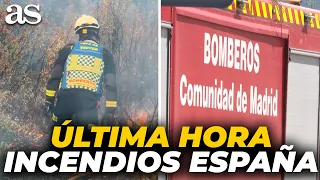 ÚLTIMA HORA incendios en España: así evoluciona el fuego y trabajan los equipos de emergencia