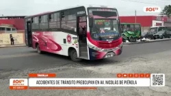 Trujillo: Traffic accidents on Nicolás de Piérola Avenue cause concern