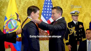 Ecuador and the U.S. strengthen their strategic alliance.