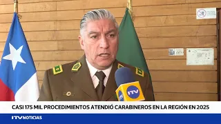 Carabineros carried out nearly 175,000 procedures in Magallanes during 2025