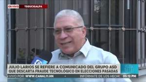 "El proceso electoral en Honduras está desprestigiado", asegura el analista Julio Larios