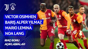 ?️ Victor Osimhen, Barış Alper Yılmaz, Mario Lemina ve Noa Lang'ın maç sonu açıklamaları. #UCL