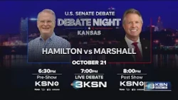 How to watch the Kansas US Senate debate between Sen. Marshall, Adam Hamilton