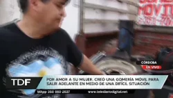 For the love of his wife, he created a mobile tire repair service to get by in the midst of a dif...