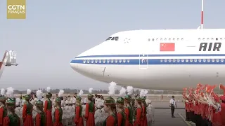 Experience the warm welcome for President Xi Jinping upon his arrival in Bishkek