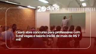 Ceará opens teaching job competition with 3,000 vacancies and starting salary over R$ 7,000