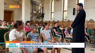 Parohia Pleașa în sprijinul elevilor la început de an școlar