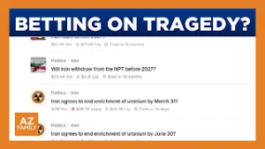 Prediction market bets on Iran conflict, Guthrie raise ethics concerns