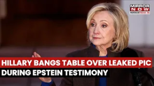 Hillary Clinton Bangs Table Over Leaked Photo During Epstein Testimony Says, 'I Am...' | Watch