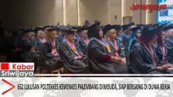 652 Poltekkes Kemenkes Palembang Graduates Conferred, Ready to Compete in the Job Market