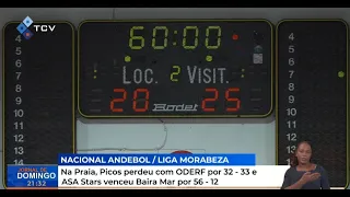 National Handball: In Praia, Picos lost to ODERF 32-33 and ASA Stars defeated Beiramar