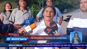 Colapsados 5 tramos de carretera en Monagas – El Noticiero emisión meridiana 23/02/26